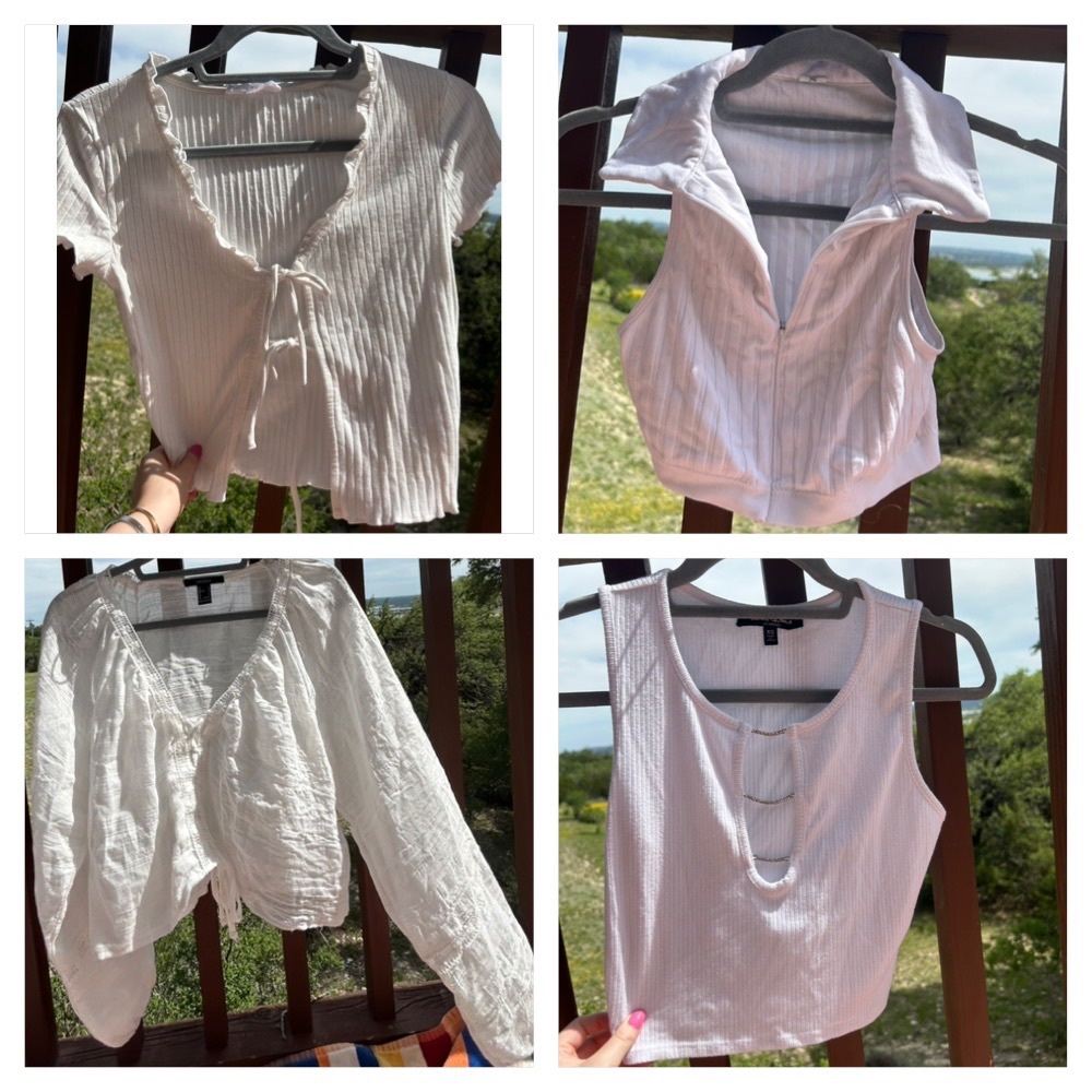 4 WHITE TOP BUNDLE
